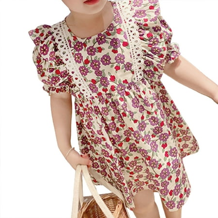 

Chaoren Childern Dress Nice-Looking Sweet Style Cotton Girls Clothing Skirt for Photography