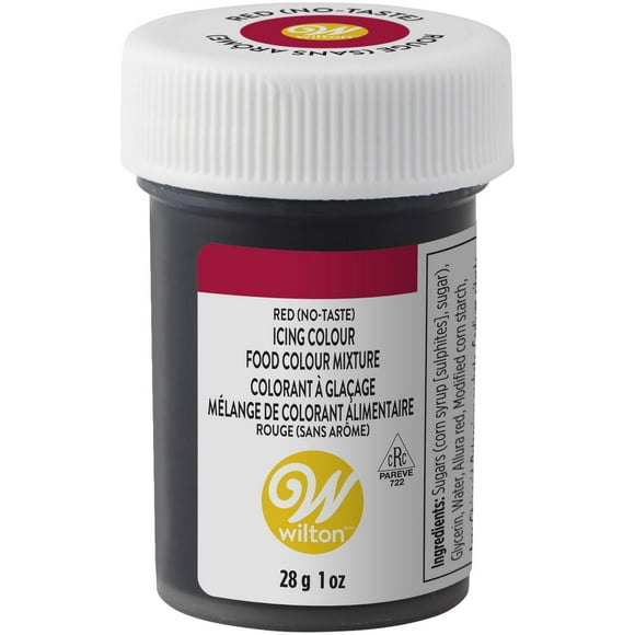 Colorant à glaçage rouge sans arôme Wilton Colorant alimentaire, 28,3 g