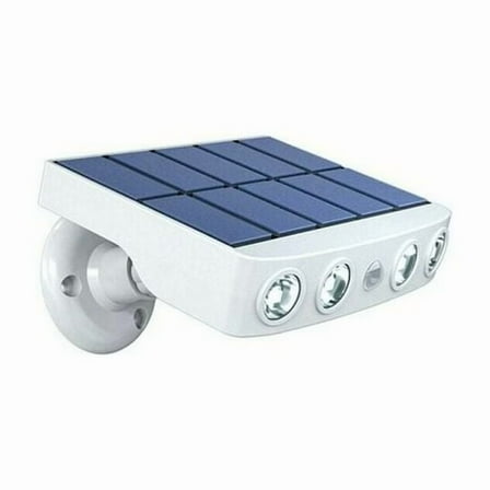 Adjustable and waterproof outdoor solar light with motion sensor - white light - 6000K