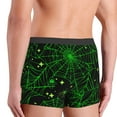 thumbnail image 4 of Kdxio Men's Boxer Briefs with Green Bright Web with Spiders Print - Comfortable and Breathable Underwear for Everyday Wear, 4 of 7