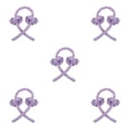 thumbnail image 1 of Seitruly Cinta para rizar el cabello Cinta para el cabello Espuma sin calor Pinza para el cabello Reutilizable Diadema portátil para envolver, Púrpura Type2 NO2 Seitruly CBP100277, 1 of 6