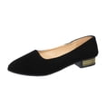 thumbnail image 1 of Chaussures Décontractées pour Femmes de Printemps et d'Automne, Couleur Unie, à Talons, Confortables, à Enfiler, 1 of 6