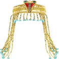 thumbnail image 4 of Tocado de cobra egipcia para Halloween, accesorios para disfraces egipcios para mujer, diadema con cuentas doradas, accesorios para el cabello con lentejuelas de faraón, 4 of 6
