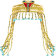 thumbnail image 4 of Tocado de cobra egipcia para Halloween, accesorios para disfraces egipcios para mujer, diadema con cuentas doradas, accesorios para el cabello con lentejuelas de faraón, 4 of 6