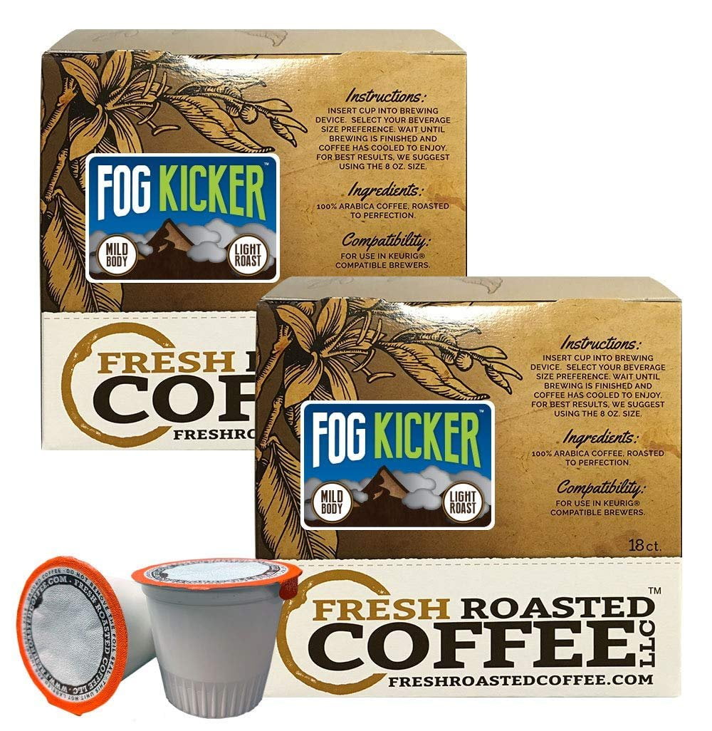 Fresh Roasted Coffee LLC, Fog Kicker Artisan Blend Coffee Pods, KCup