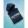 thumbnail image 3 of Summer Paradise California Hoodie Women - Women Hoodie, Navy, 3XL, 3 of 4