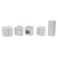 thumbnail image 4 of Miniature Handcrafted White Wooden Dollhouse Kitchen Furniture, 4 of 14