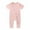 Pink, variant on IROINID Clearance Cotton Neutral Onesies Newborn Baby Girls Boys Bodysuit Summer Short Sleeve Zipper One-piece Romper Jumpsuit,Pink