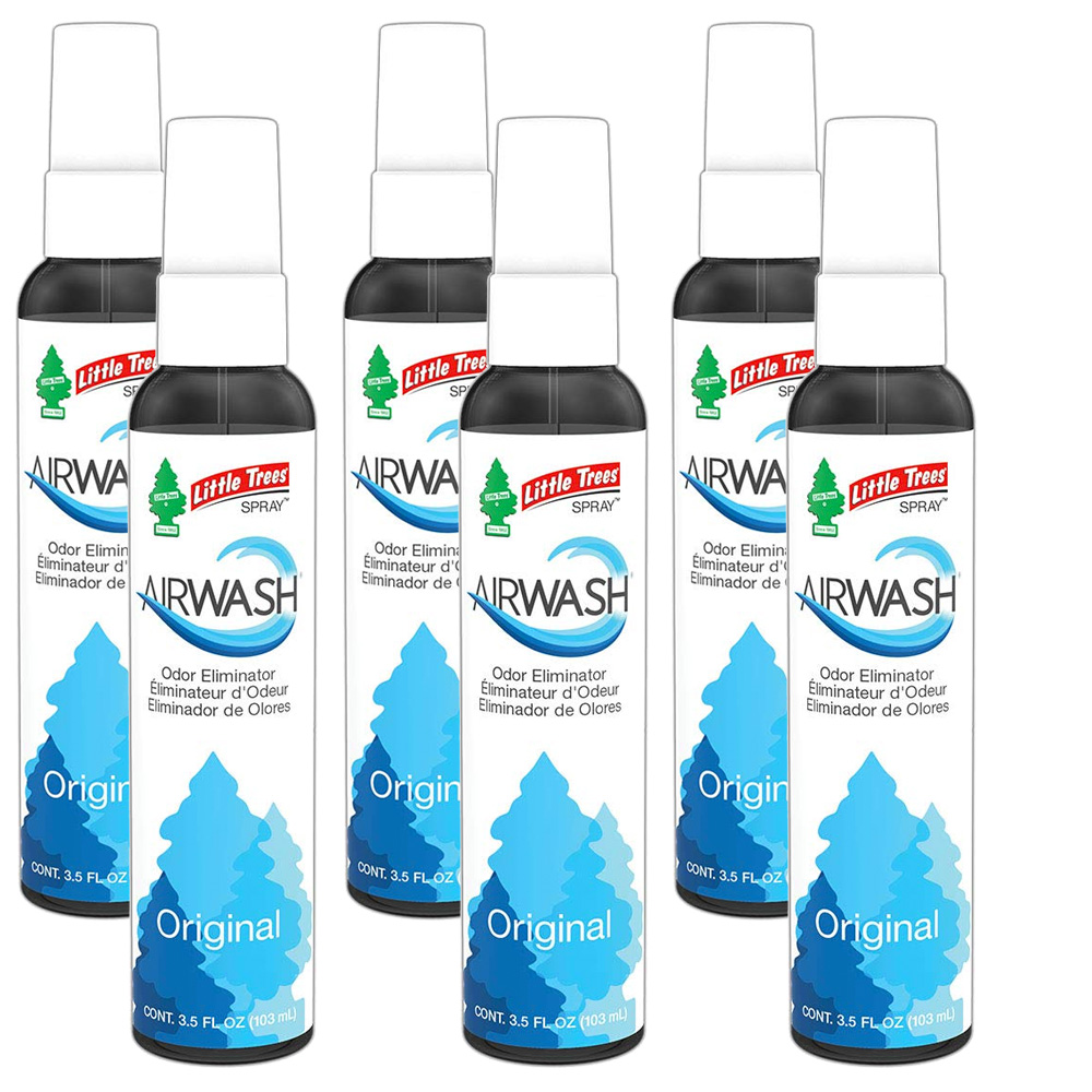 Buy Little Trees Spray Car Air Freshener 6PACK (Original AIRWASH
