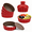 Red, variant on LIFVCNT 6 Pieces Mini Tart Pans with Removable Bottom, 3.6 Inch Nonstick Carbon Steel Tartlet Pans, Quiche & Mini Pie Pans with Tart Tamper, Multicolor