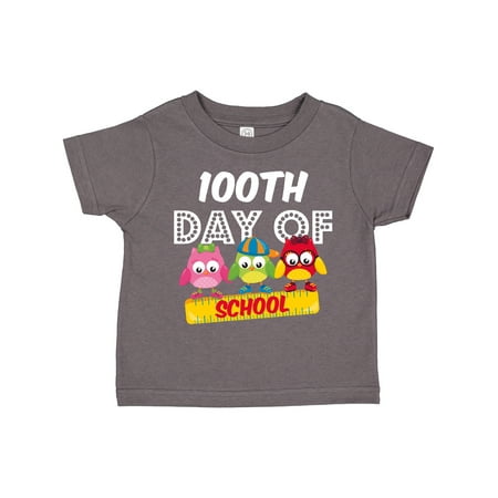 

Inktastic Owl 100 Days School Boys or Girls Toddler T-Shirt