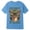 Sky Blue, variant on Girls Graphic Print Short Sleeve T Shirt Soft Casual Tee Everyday Play School Season Apparel For Kids Age 1 13Y