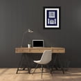 thumbnail image 3 of Buhlmann, J. 23x32 Black Ornate Wood Framed with Double Matting Museum Art Print Titled - Ancient Wall Paintings (Blueprint), 3 of 4