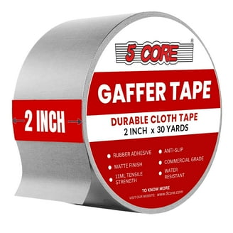 Pro Tapes Cable Path Cured Rubber Resin Gaffers Tape Black 4″ X 30 Yds Pack Of 12