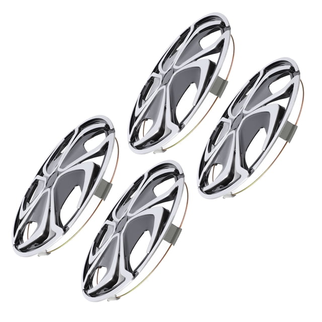 14 Inch Wheel Hub Caps, Long Lasting 4 Pcs Wheel Rim Covers Rugged Construction for Most Car Truck SUV