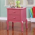 thumbnail image 2 of Lexie Traditional Style Night Stand Pink, 2 of 2