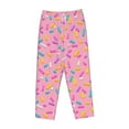 thumbnail image 4 of Goofa Pink Donut Printed Soft Pajama Pants for Women, Wide Leg Comfy Casual Lounge Yoga Pants-XX-Large, 4 of 9