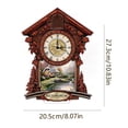 thumbnail image 3 of Reloj de diamantes cristal Cgtredaw Forma Especial Casa Bricolaje, 3 of 9