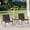 3PCS Black, variant on Aiho 3 Pieces Patio Furniture Set,Textilene Modern Conversation Black Set with Tea Table for Home,Lawn,Balcony and Bistro - Black