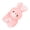 Pink, variant on Bunny Plush Toy Pink Ears Soft Stuffed Animal Doll, Cute Rabbit with Vivid Eyes Fluffy Coat Mini Size Gift for Party
