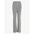 thumbnail image 5 of Free Assembly Women's Cozy Yarn Wide Leg Cable Knit Sweater Pants, Size XS-XXL, 5 of 5
