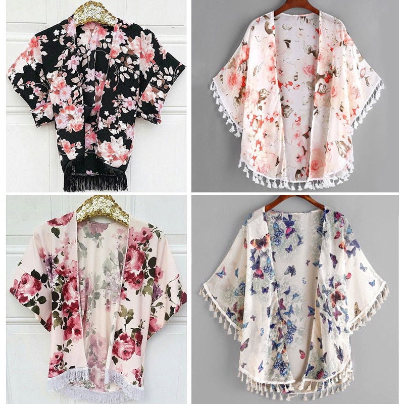 girls floral cardigan