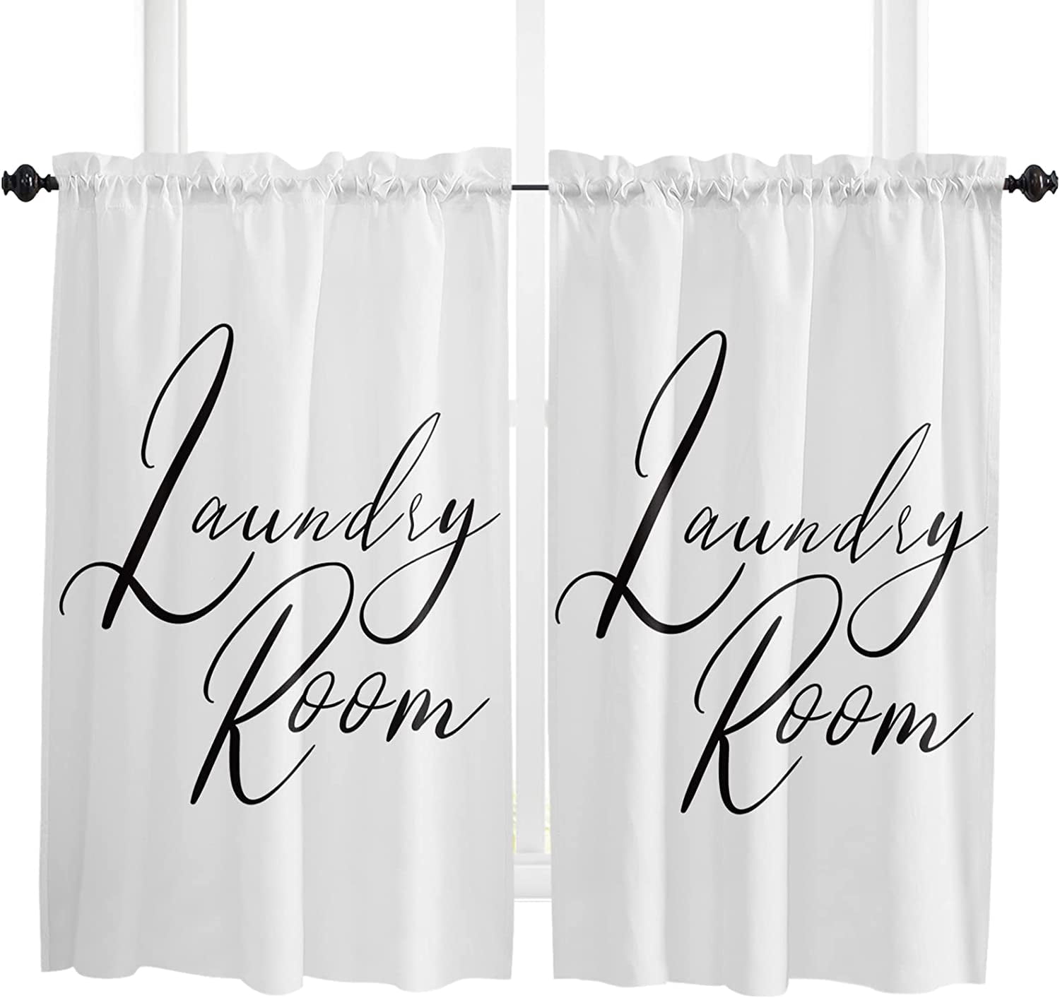 dosili Window Curtains for Living Room/Bedroom/Kitchen/Bathroom White