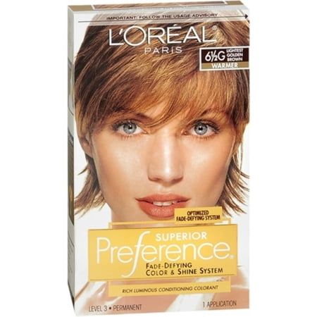 L Oreal Superior Preference - 6-1/2G Lightest Golden Brown (Warmer) 1 ea (Pack of 4)