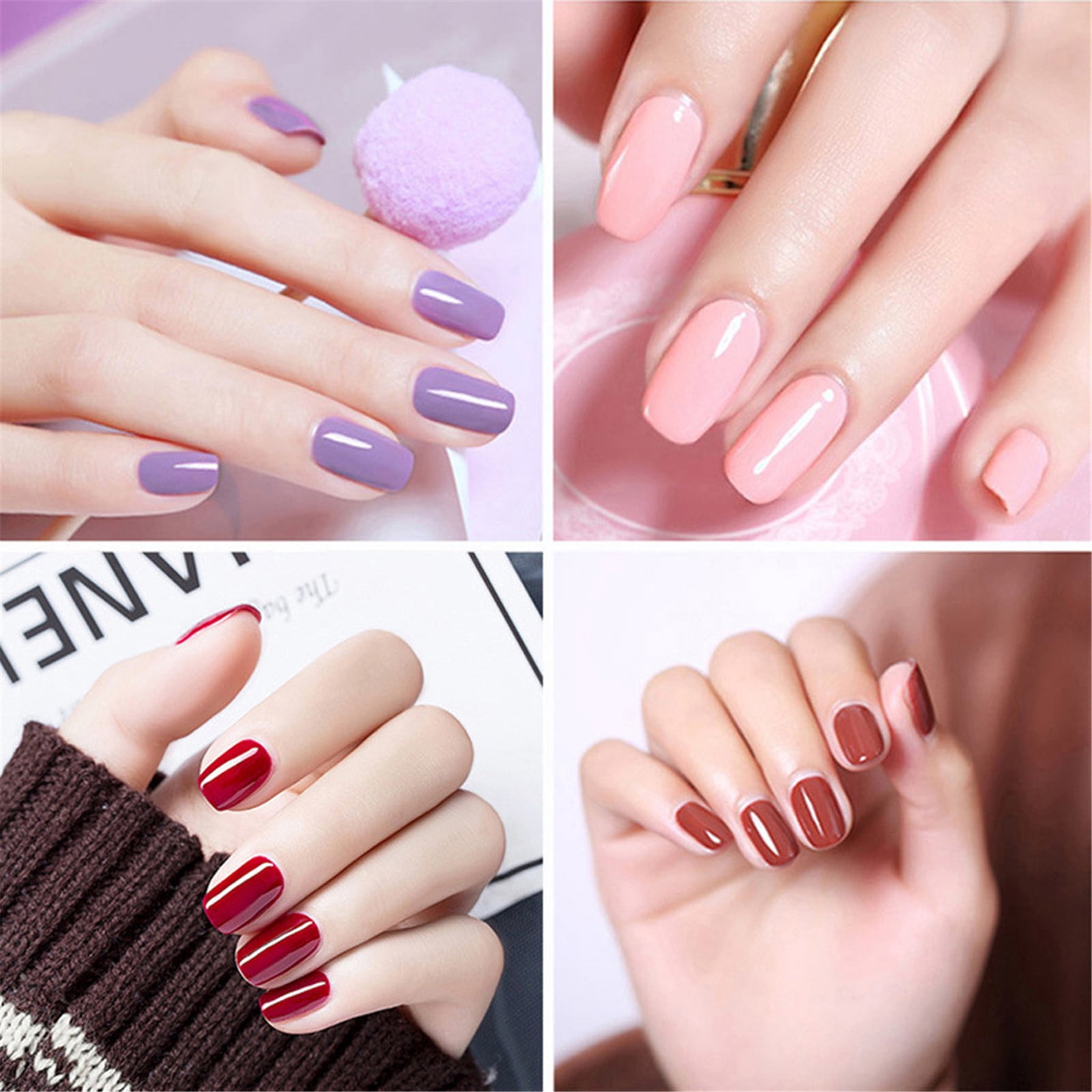 15-Piece Nail Kit, Eu Standard S8706 - 5Pc X 5Ml Uv Gel Nail Art Kit with Acrylic Glue & Pusher, Sets & Kits Easter Mother'S Day Nail Dryer Makeup Organizers