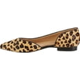 thumbnail image 3 of Women's Walking Cradles Raya Pointed Toe Flat Leopard Calf Hair/Leather 10.5 M, 3 of 6