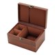 thumbnail image 2 of Estuche de almacenamiento para vajilla de té, versátil, con hebilla, resistente, ideal para regalo. Caja marrón para vajilla de té. 1 olla 2 tazas, 2 of 9