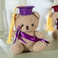 thumbnail image 5 of Bottone Stuffed Bear in Graduation Hat Bachelors Graduation Hat Commencements Graduation Bear Toy, 5 of 8