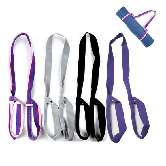 FELTECHELECTR Pink Yoga Mat Strap Cotton 1Pcs 68.5x1.5x0.2In