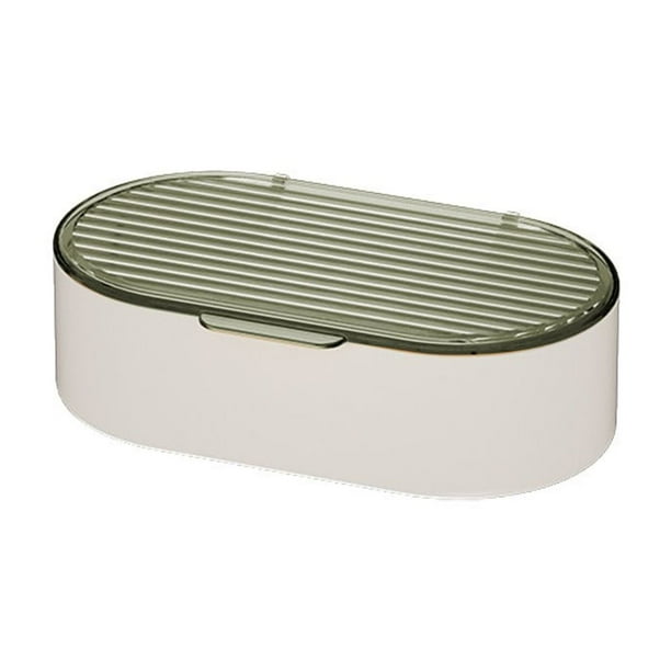Yhmxh Decoración del baño Jabón de viaje a prueba de fugas con tapa - Jabón en barra con drenaje - Jabonera de viaje, estuche portátil para viajes, camping, exteriores, gimnasios y baños