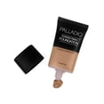 thumbnail image 4 of "Palladio Powder Finish Liquid Foundation, Natural Matte Appearance, Reduces Fine Lines, Covers Large Pores, Hides Imperfections, All Day Wear, Sheer to Medium Coverage, Caramel", 4 of 7