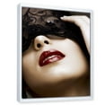thumbnail image 3 of Designart 'Portrait Of Modern Girl With Mask' Modern Framed Canvas Wall Art Print, 3 of 5