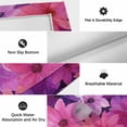 thumbnail image 5 of Watercolor Flowers Outdoor Rug 3x5 Ft, Non Slip Washable Area Rug, Spring Floral Vintage Pink Purple Patio Rugs Carpet Runner, Large Floor Mat for Indoor/Outdoor Deck Porch Camping, 5 of 8