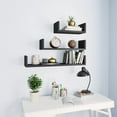 thumbnail image 1 of vidaXL Wall Display Shelf 3 pcs Grey Engineered Wood, 1 of 4