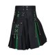 thumbnail image 2 of Hombres Cortos Pantalones Cortos Fastener Sólido Falda Plisada con Bolsillos Moda Casual, 2 of 7