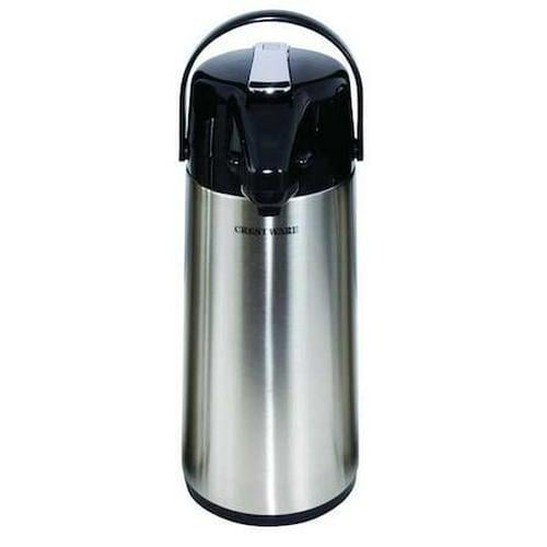 Crestware Leaver Airpot, Glass Lined, 3.0 Liter