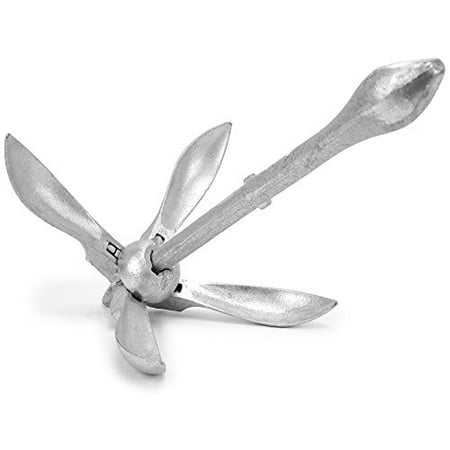 Crown Sporting Goods Galvanized Folding Grapnel Boat Anchors - 9