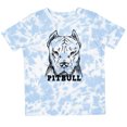 thumbnail image 3 of Inktastic Pitbull Sketch Portrait with Dog Breed Name Boys or Girls Toddler T-Shirt, 3 of 5