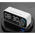 thumbnail image 1 of Wireless Bluetooth Speaker and Dual Alarm Clock, Super Bass Stereo Subwoofer,Mini Night Led Lamp, 1 of 4