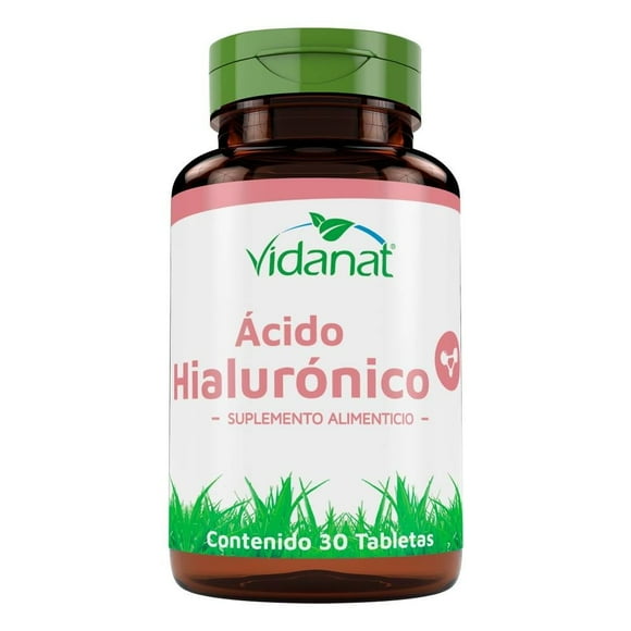 Acido hialuronico Vidanat 1 Bote con 30 tabletas sin sabor 550mg