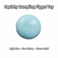 thumbnail image 2 of Squishy Dumpling Squeeze Toy with Slow Rising Soft Squeeze, 1 Piece, Light Blue, for Relaxation, Sensory Toy, 2 of 3