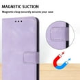 thumbnail image 6 of for Samsung Galaxy S23 FE Wallet Case with Wrist Strap, PU Leather Purse Shockproof Full Protective Phone Cover with Card Slots Magnetic Clasp Flip Stand Case for Galaxy S23 FE, Purple, 6 of 9