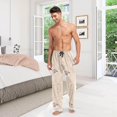 thumbnail image 7 of Adorable Hedgehogs Ghost Pajama Pants, Men's Lounge Pants Light with Drawstring and Pockets, Christmas New Year Birthday Father's Day Gifts, X-Large, 7 of 7