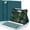 DrakGreen, variant on 7 Color Backlit Detachable Bluetooth Keyboard Case for iPad 9.7" 2018 (6th Gen)/2017 (5th Gen)/iPad Air 2/Air 1, Smart Folio Cover with Pencil Holder,Black