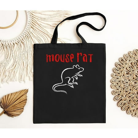 vintage Mouse Rat Tote Bag Parks and Fun Band Recreation Rec Greg Michael Symbol Logo-TH20375