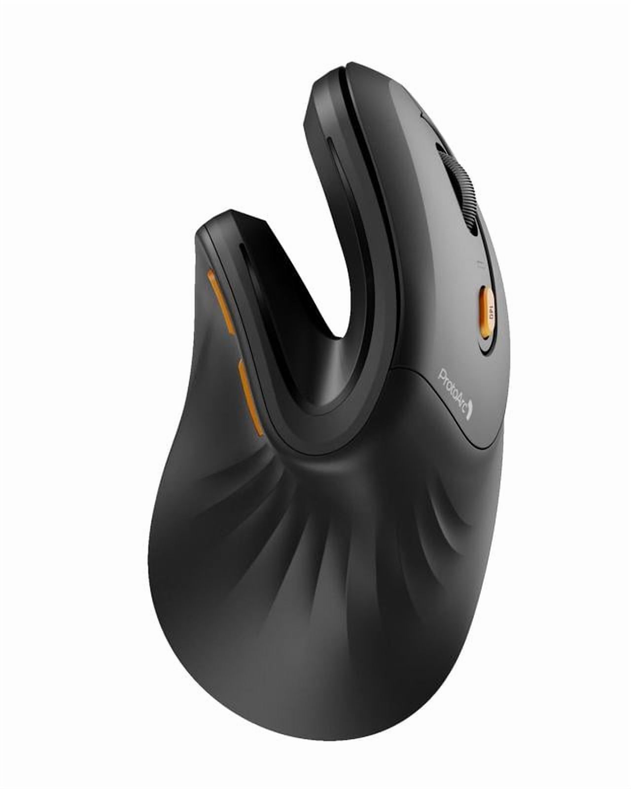 ProtoArc Ergonomic Vertical Mouse, EM11 NL Bluetooth Wireless Rechargeable Optical Mice with 3 Multi-Device, Adjustable DPI